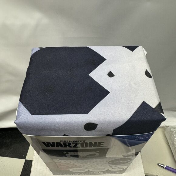 Call Of Duty Warzone 3pc Twin Sheet Set Skull Paratrooper Video Game Activision - Picture 5 of 6